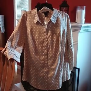 Never worn long sleeve blouse